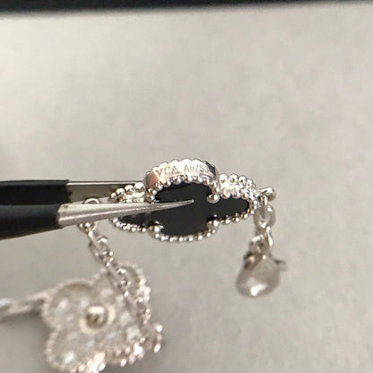 [⭐Lioran] CLOVER 5 MOTIF ONYXS BRACELET COLLECTION