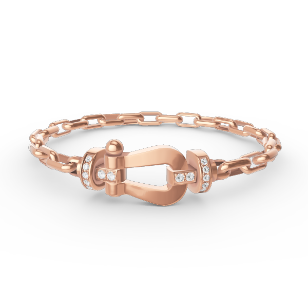[⭐Lioran]FORCE LARGE HORSESHOE CLASP  METAL BRACELET