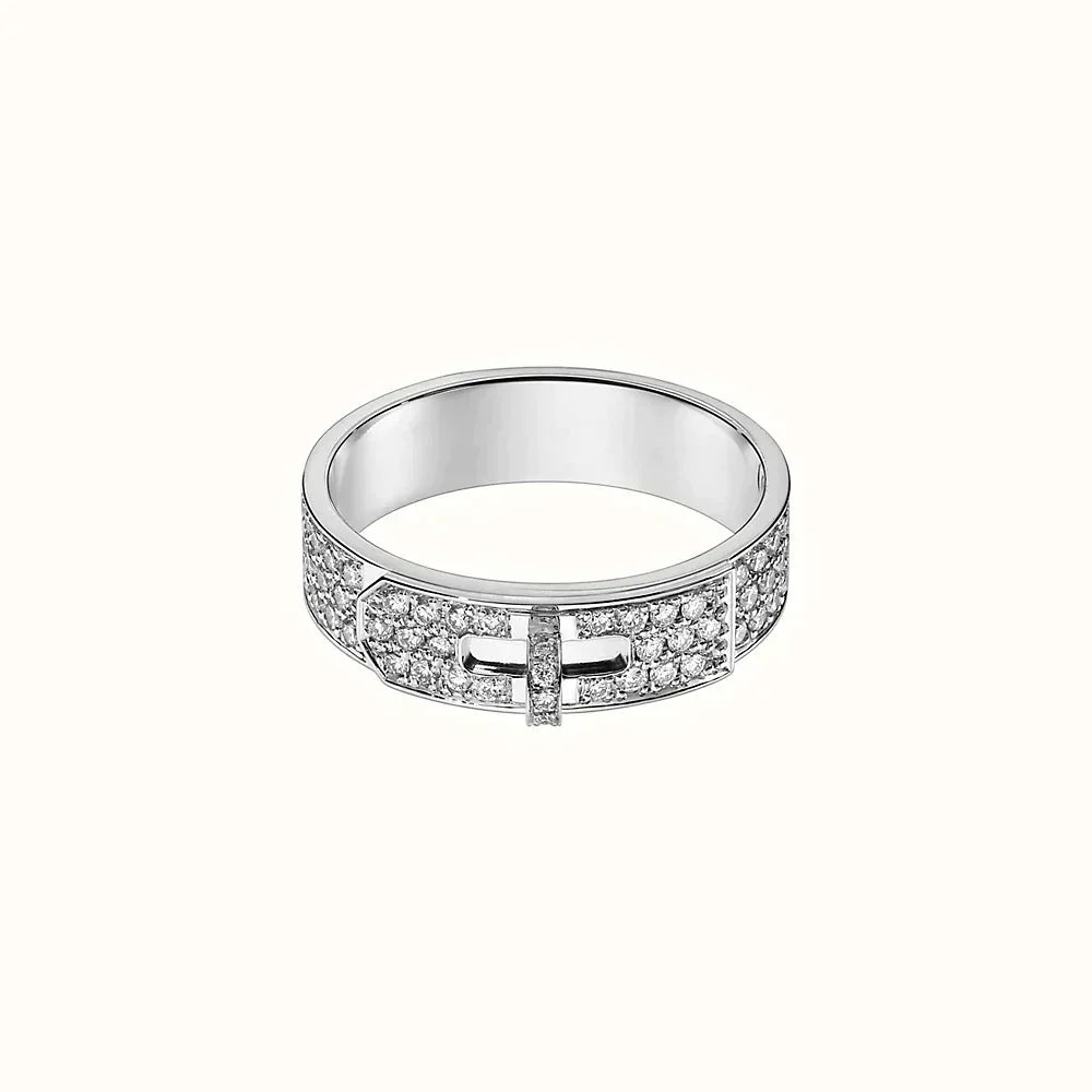 [⭐Lioran]KELLY SILVER DIAMOND RING