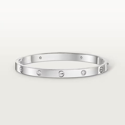 [⭐Lioran]LOVE BRACELET 4.8MM 4 DIAMONDS
