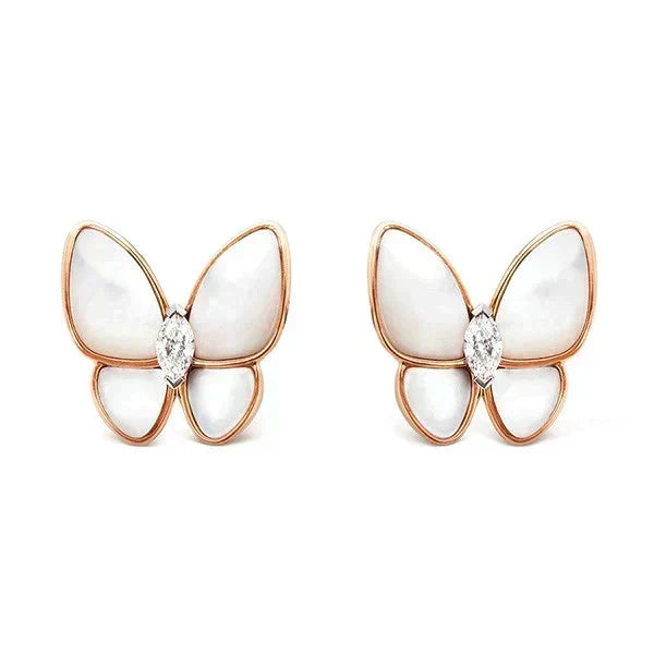 [⭐Lioran]BUTTERFLY MOP DIAMOND EARRINGS