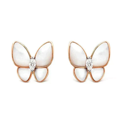 [⭐Lioran]BUTTERFLY MOP DIAMOND EARRINGS