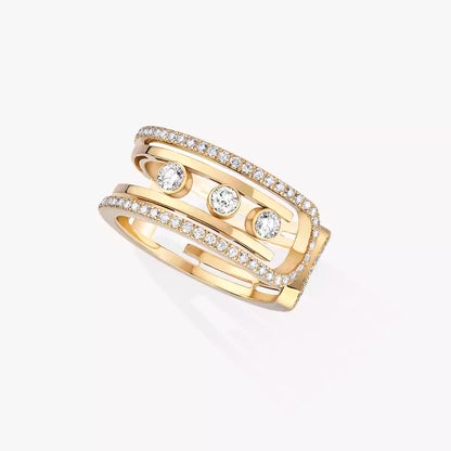 [⭐Lioran]Move 10th Diamond Ring in Gold