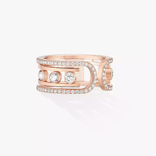 [⭐Lioran]Move 10th Diamond Ring in Gold