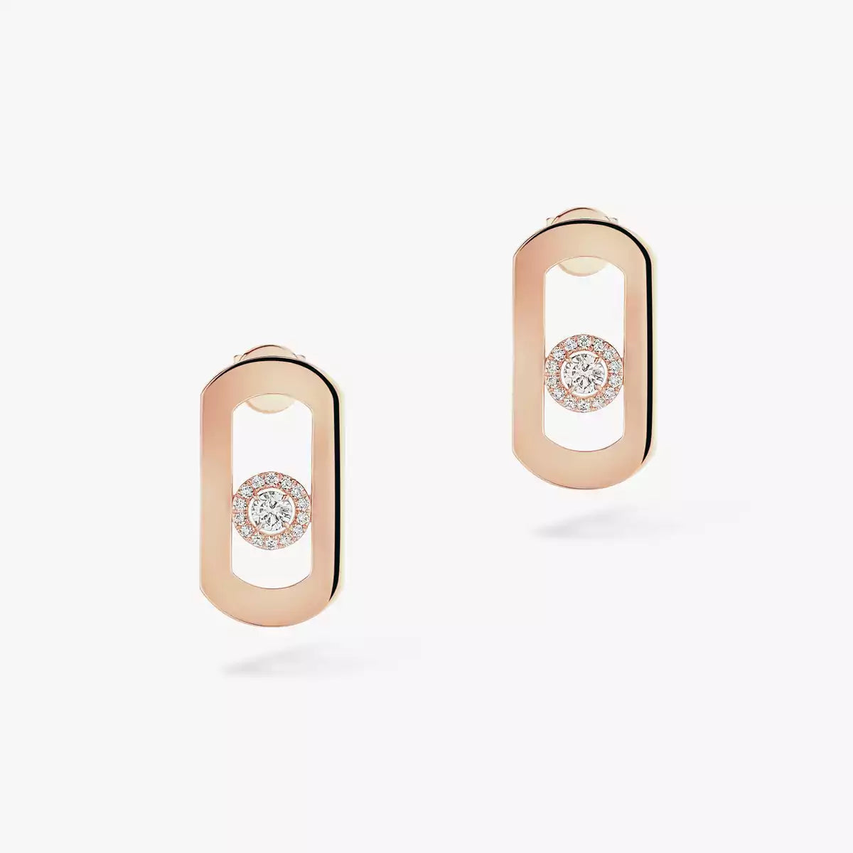 [⭐Lioran]So Move Diamond Earrings in Yellow Gold