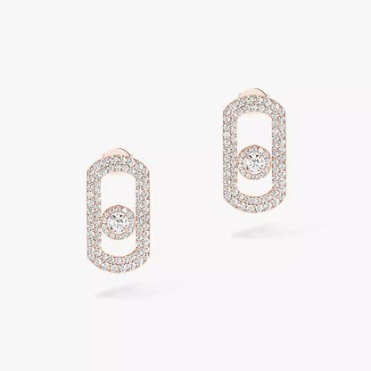 [⭐Lioran]So Move Pave_-Set Diamond Earrings in Silver