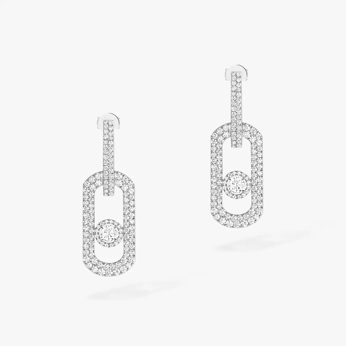 [⭐Lioran]So Move XL Pave_-Set Diamond Pendant Earrings