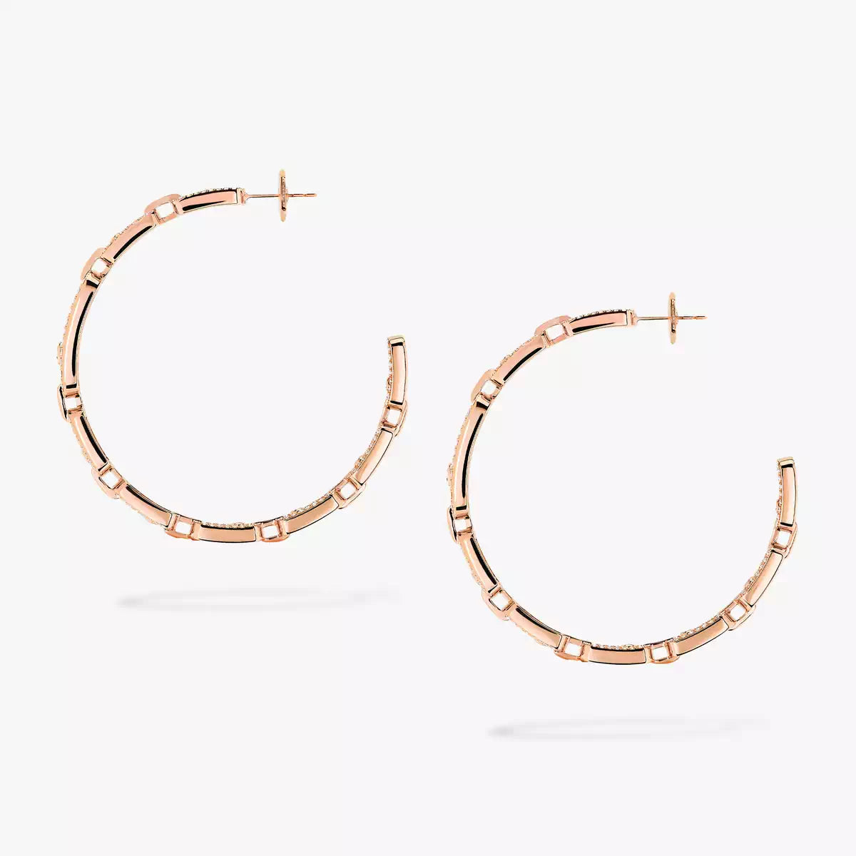 [[⭐Lioran]Move Link Diamond Hoop Earrings