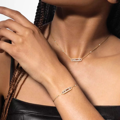 [⭐Lioran]Pavé Baby Move Diamond Bracelet