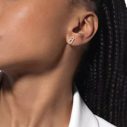 [⭐Lioran]Move Uno Diamond Earrings