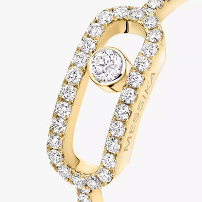 [⭐Lioran]Move Uno Diamond Ring in Gold