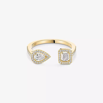 [⭐Lioran]My Twin Toi Gold Diamond Ring