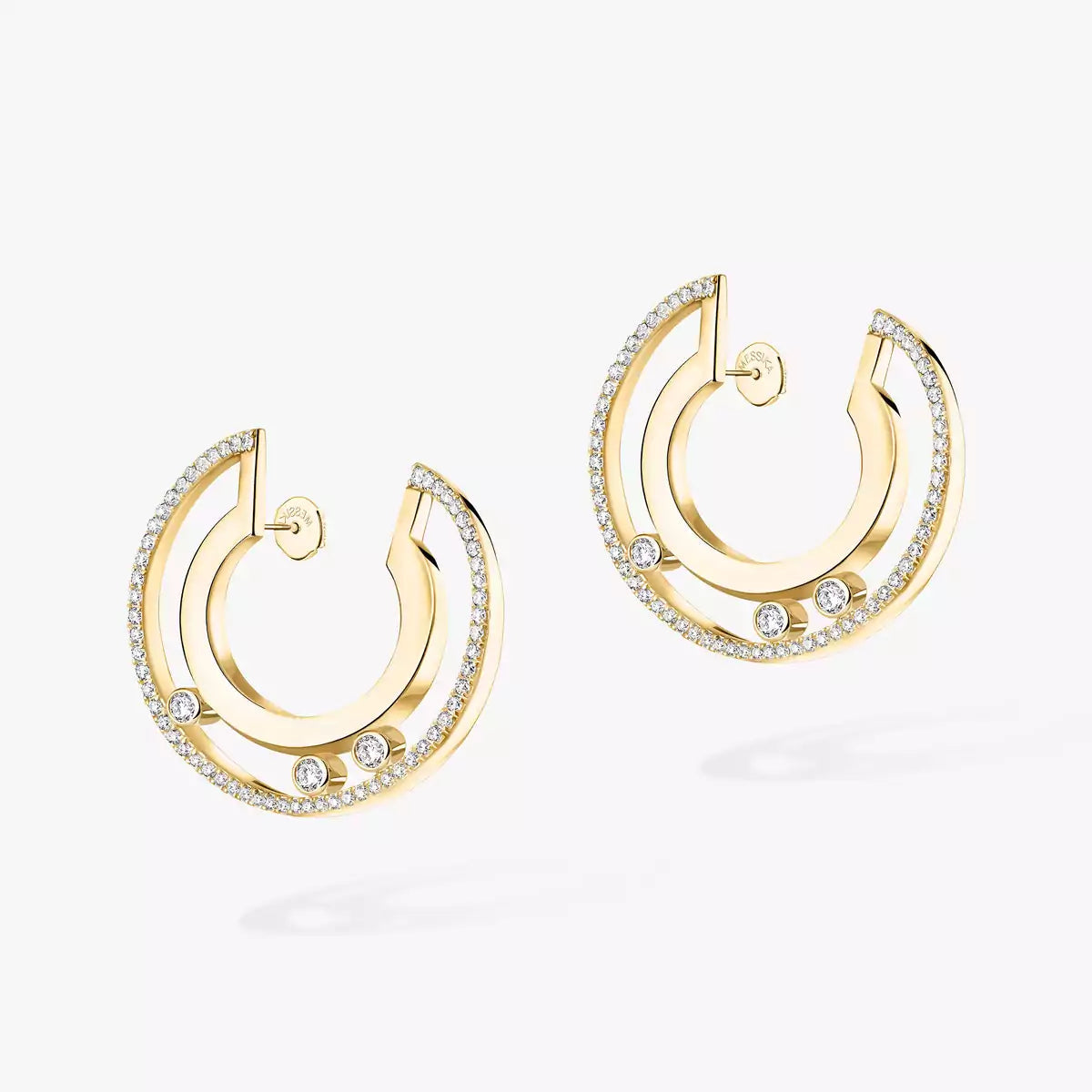 [⭐Lioran]Move Romane Small Diamond Hoop Earrings