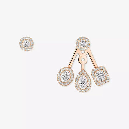 [⭐Lioran] My Twin Trio  Diamond Earrings