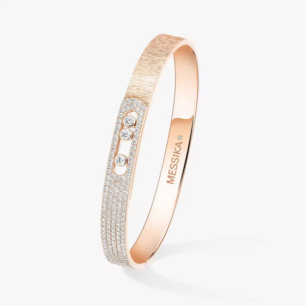 [⭐Lioran]Move Noa Ciselé half pavé bangle