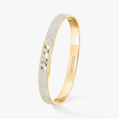 [⭐Lioran]Move Noa Full Pavé Diamond Bangle Bracelet