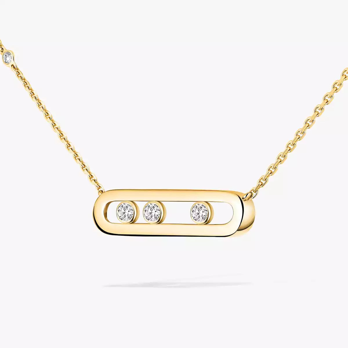 [⭐Lioran] Baby Move Gold Diamond Necklace