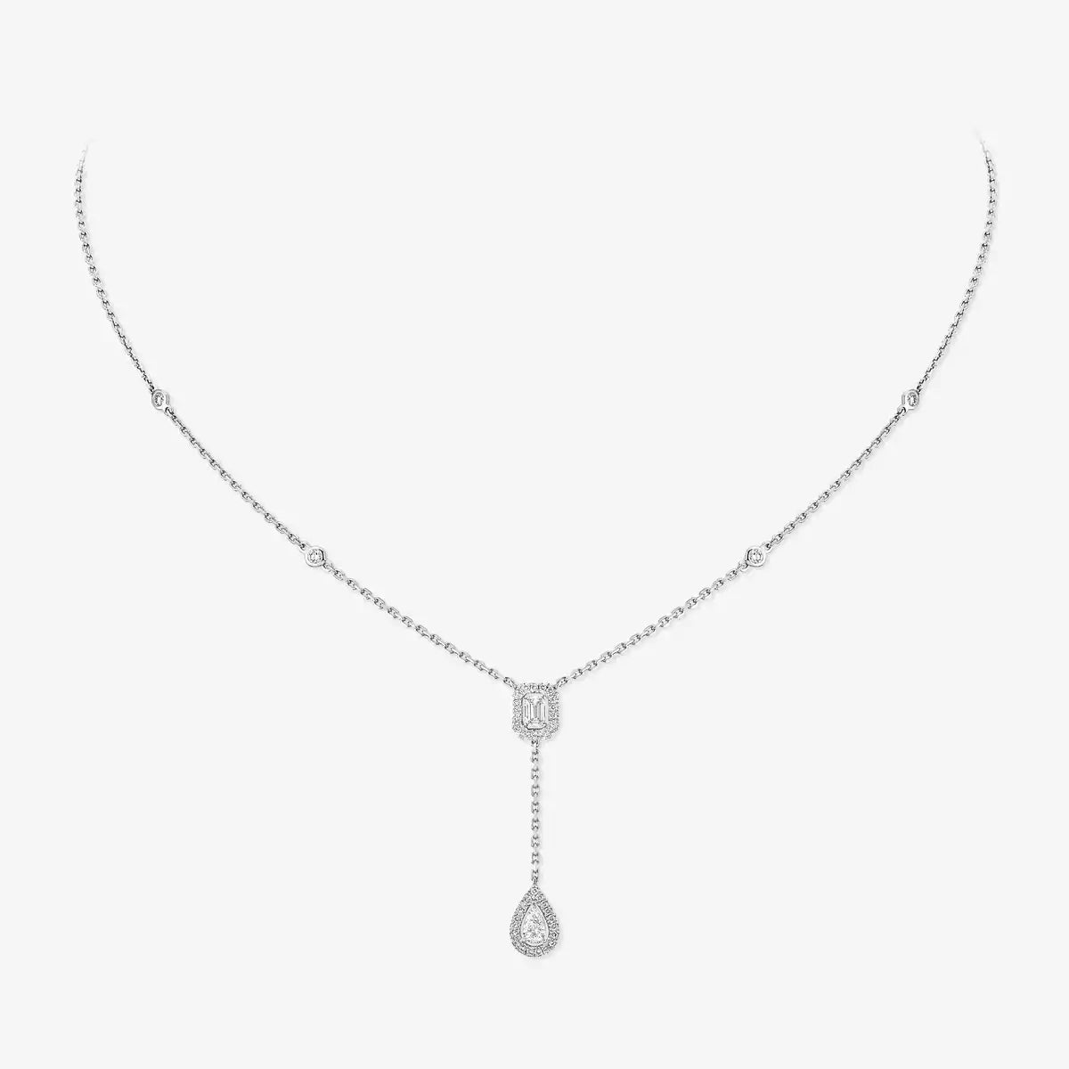 [⭐Lioran]Gold Diamond Tie Necklace