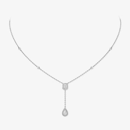 [⭐Lioran]Gold Diamond Tie Necklace