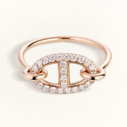[⭐Lioran]RONDE SMALL DIAMOND RING