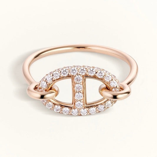 [⭐Lioran]RONDE SMALL DIAMOND RING