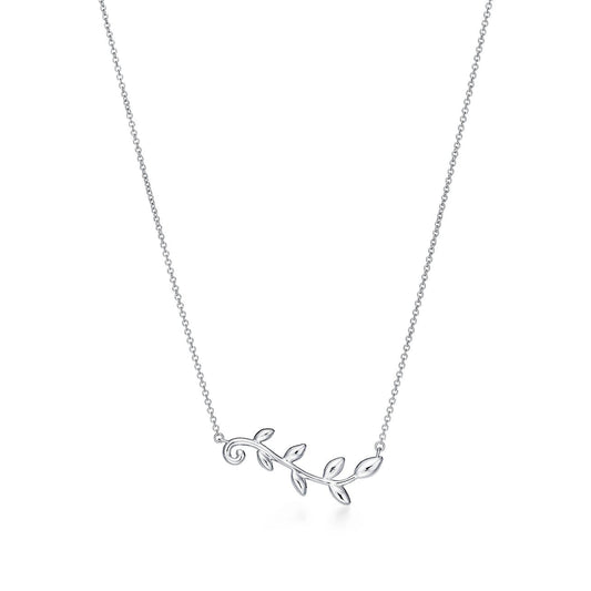 [Lioran]PALOMA PICASSO STERLING SILVER OLIVE BRANCH NECKLACE