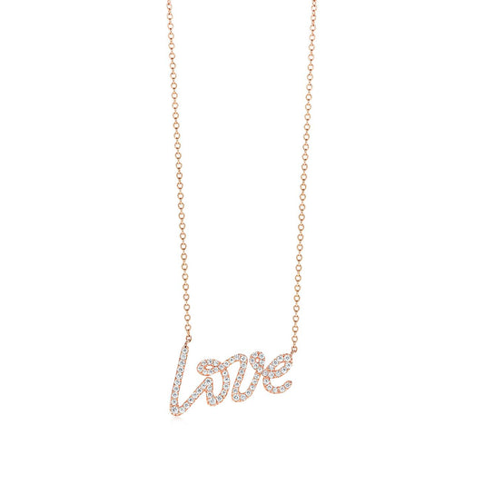[Lioran]PALOMA S GRAFFITI LOVE NECKLACE DIAMOND