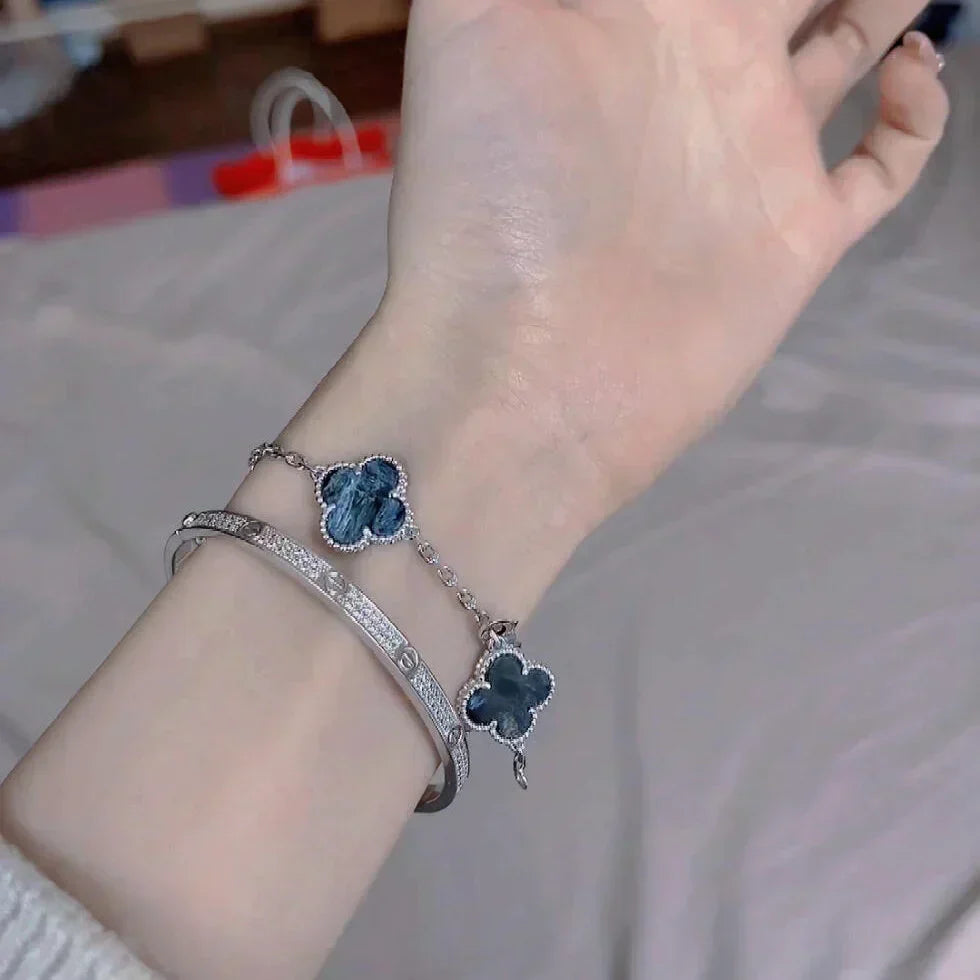 [⭐Lioran]CLOVER 5 MOTIF PIETERSITE BRACELET COLLECTION