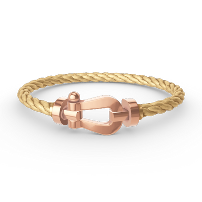 [⭐Lioran]FORCE LARGE HORSESHOE NO DIAMOND BRACELET ROSE GOLD