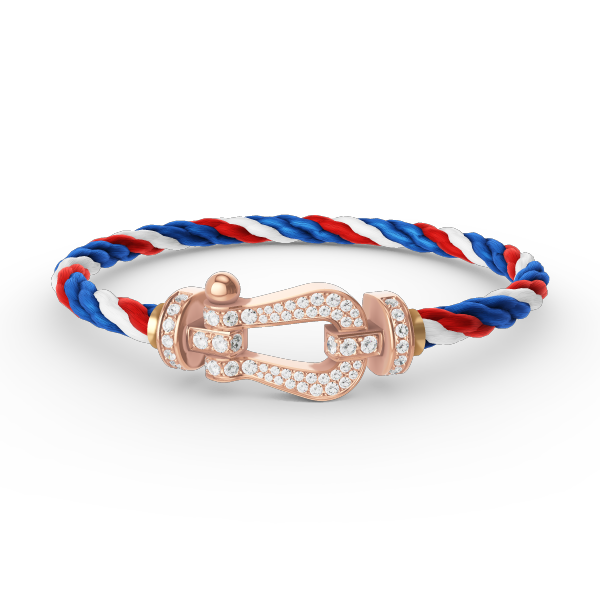 [⭐Lioran]FORCE LARGE HORSESHOE FULL DIAMOND BRACELET ROSE GOLD