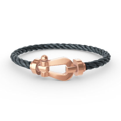 [⭐Lioran]FORCE LARGE HORSESHOE NO DIAMOND BRACELET ROSE GOLD