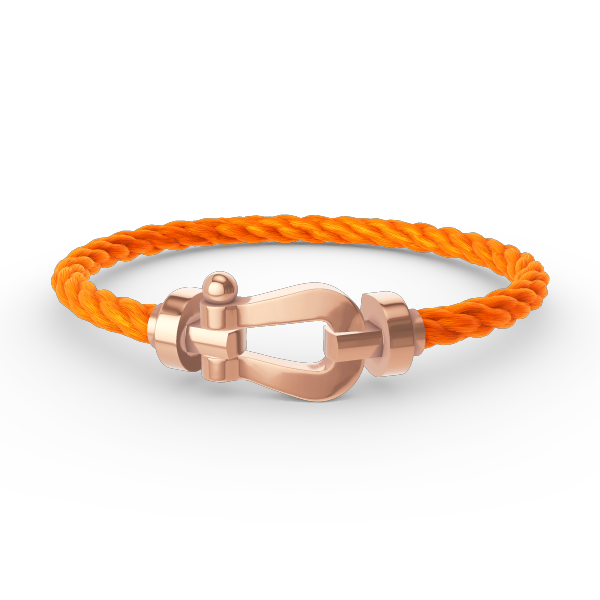 [⭐Lioran]FORCE LARGE HORSESHOE NO DIAMOND BRACELET ROSE GOLD