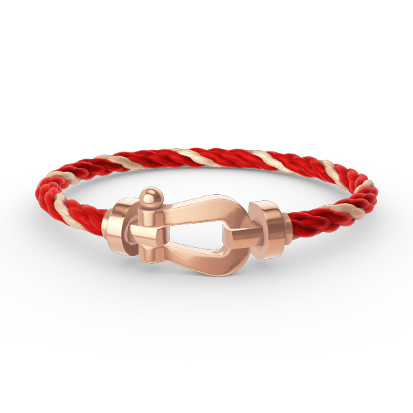 [⭐Lioran]FORCE LARGE HORSESHOE NO DIAMOND BRACELET ROSE GOLD