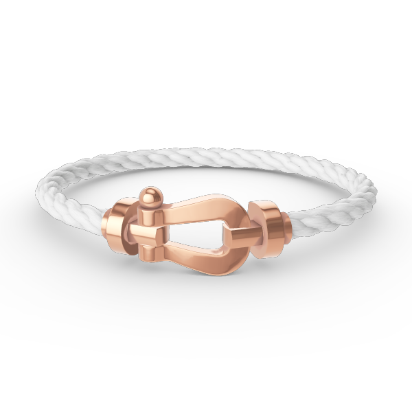 [⭐Lioran]FORCE LARGE HORSESHOE NO DIAMOND BRACELET ROSE GOLD
