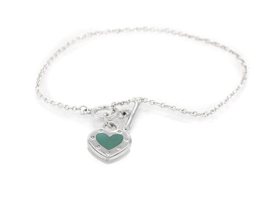 [Lioran]LOVE HEART BLUE BRACELET