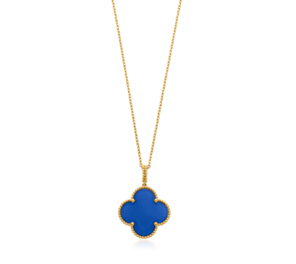 [⭐Lioran]CLOVER 25MM NECKLACE TURQUOISE ROSE GOLD