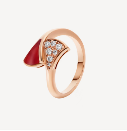 [⭐Lioran]DREAM RING PINK GOLD DIAMOND