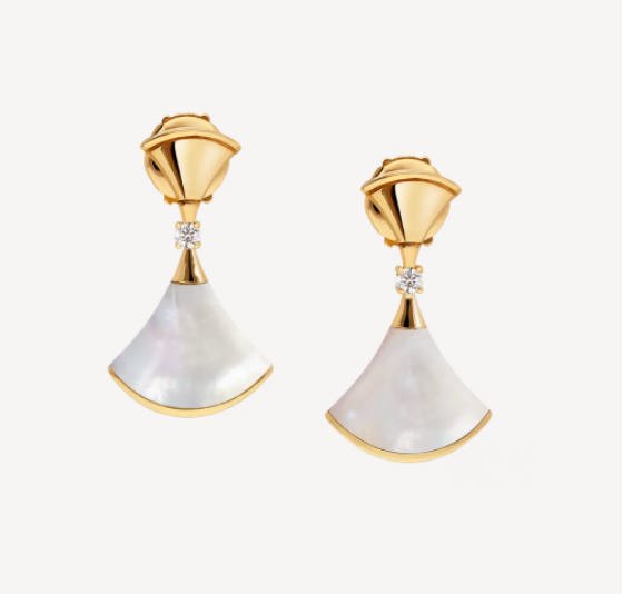 [⭐Lioran]DREAM MOP 1 DIAMOND EARRINGS