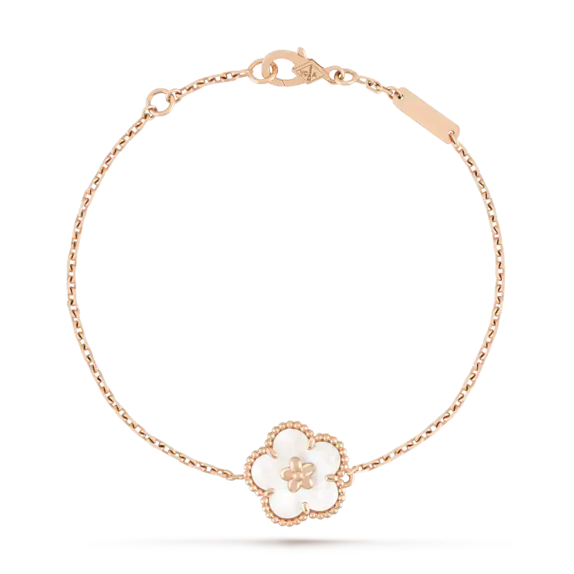 [⭐Lioran]LUCKY WHITE MOP PLUM BLOSSOM  BRACELET
