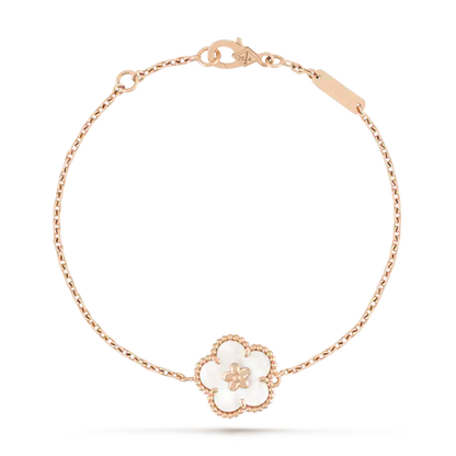 [⭐Lioran]LUCKY WHITE MOP PLUM BLOSSOM  BRACELET