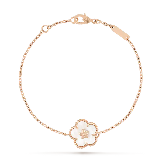 [⭐Lioran]LUCKY WHITE MOP PLUM BLOSSOM  BRACELET