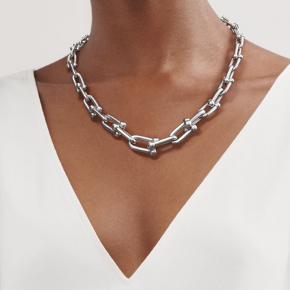 [Lioran]HARDWEAR SILVER CHOKER