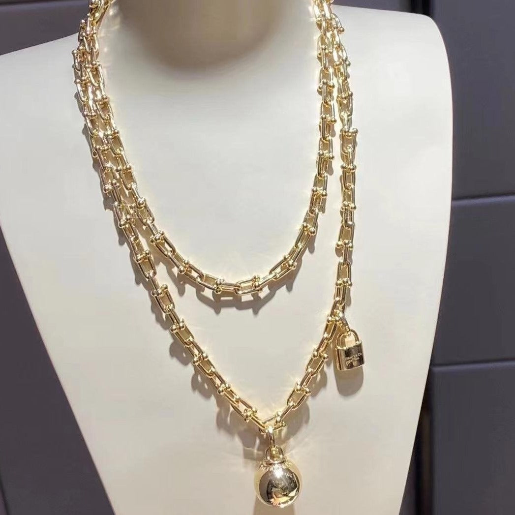 [Lioran]HARDWEAR WRAP NECKLACE