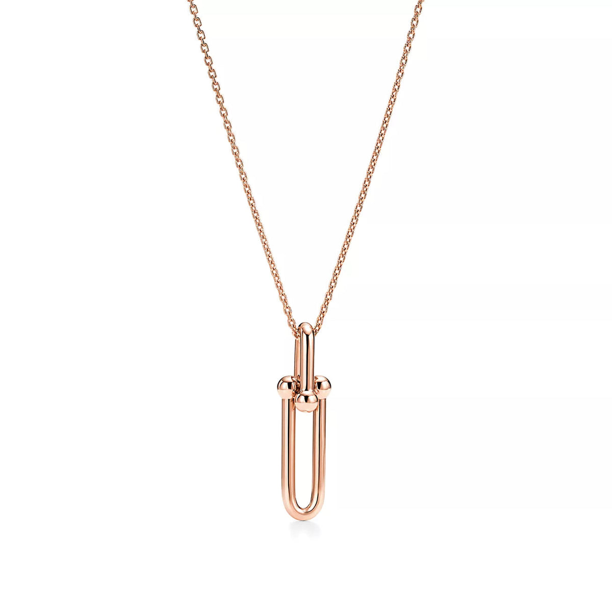 [Lioran]HARDWEAR DROP DOUBLE LINK PEDANT NECKLACE