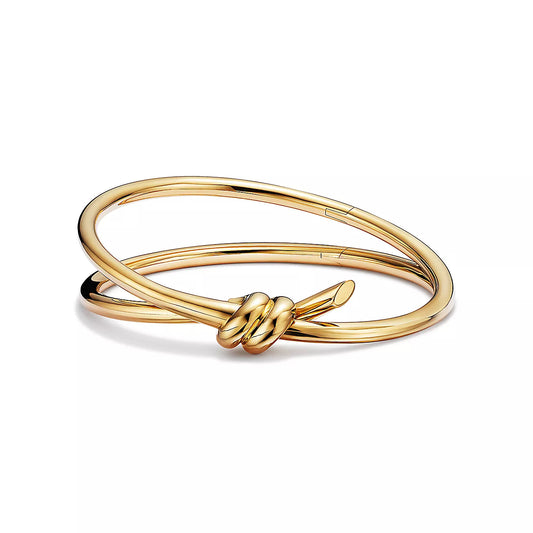 [Lioran]KNOT DOUBLE ROWS BRACELET