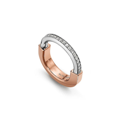 [Lioran]LOCK DIAMOND RING