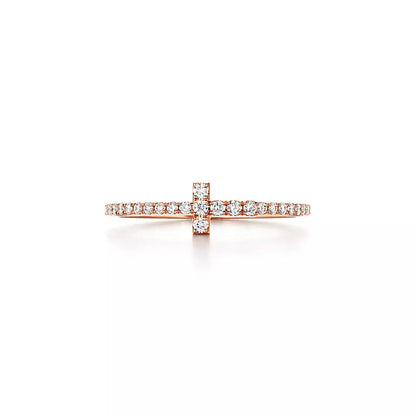 [Lioran]T RING DIAMOND PINK GOLD