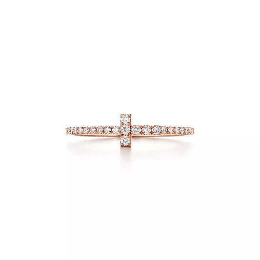 [Lioran]T RING DIAMOND PINK GOLD