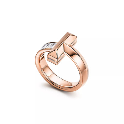 [Lioran]T1 WIDE 4.5MM DIAMOND RING