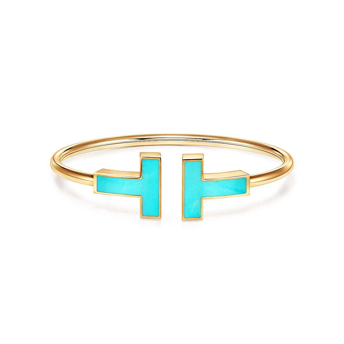 [Lioran]T WIDE TURQUOISE OPEN BRACELET